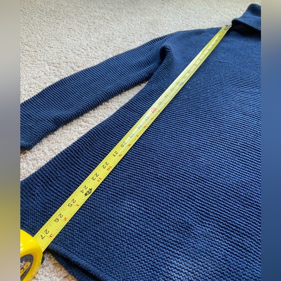 Banana Republic Navy Cowl / Turtleneck Knit Sweater - Size M for Women - Picture 4 of 6